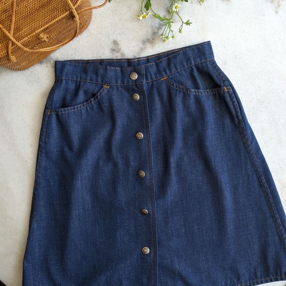 [ LEVI'S ] Vintage Denim Skirt - Picture 1 of 6
